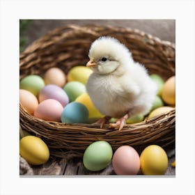 Easter Chick 10 Canvas Print