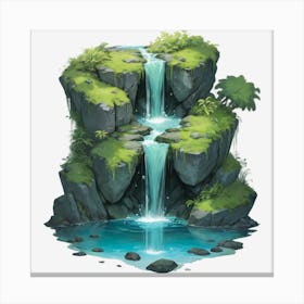 Waterfall 12 Canvas Print