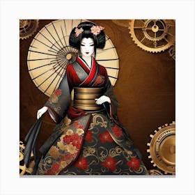 Geisha 156 Canvas Print