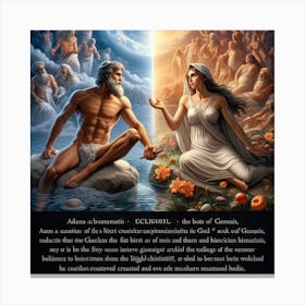 Aphrodite And Jupiter 1 Canvas Print