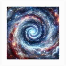 Abstract Wallart Celestial Whirlpool 2 Canvas Print