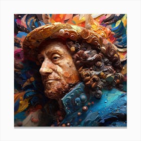 Portrait Of Van Gogh 1 Canvas Print