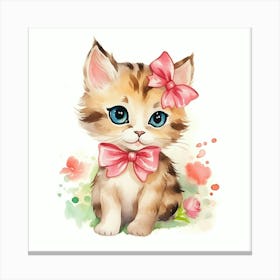 Cute Kitten Canvas Print