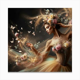 Ballerina Dancer 1 Canvas Print
