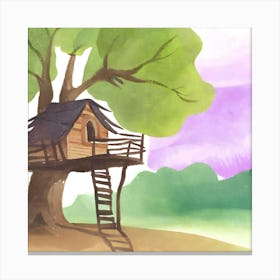 Treehouse Canvas Print