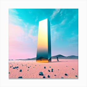 Tower In The Desert Canvas Print