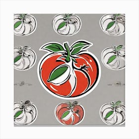 Tomato Painting 1 Canvas Print