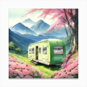 Forest Camp Canvas Print