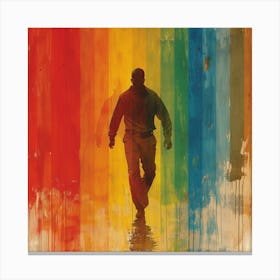 Rainbow Man Canvas Print