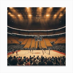 Basketball Arena 1 Canvas Print