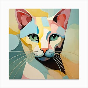 Cat Painting Canvas Print