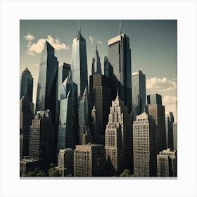 New York City Skyline 14 Canvas Print