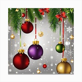 Christmas Ornaments 93 Canvas Print