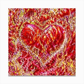 Heart Of Gold 1 Canvas Print