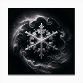 Snowflake Canvas Print