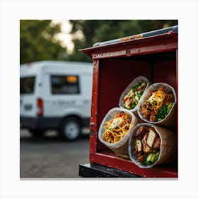 Food Truck Canvas Print