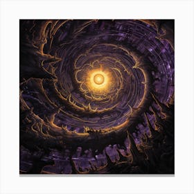 Spiral Vortex Canvas Print