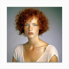 Red Haired Woman Canvas Print