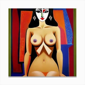 Picasso Naked Woman 8 Canvas Print