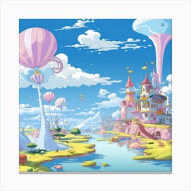 Fairytale Castle 1 Canvas Print