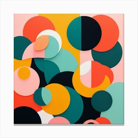 Abstract Circles Canvas Print