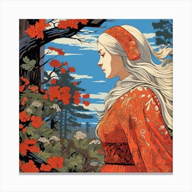 Russian Girl Canvas Print