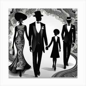 Family Portrait Canvas Print