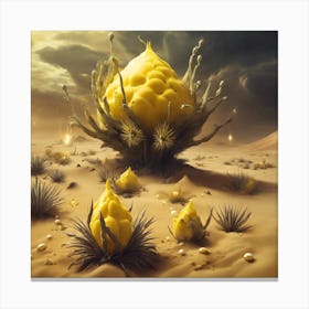 Desert Flower Canvas Print