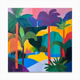 Abstract Travel Collection Mayotte 4 Canvas Print