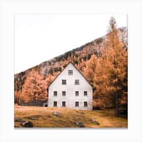 House In The Mountains Canvas Print