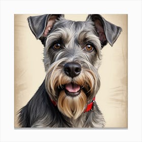 Schnauzer Canvas Print