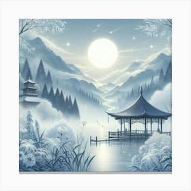 Asian Landscape Canvas Print