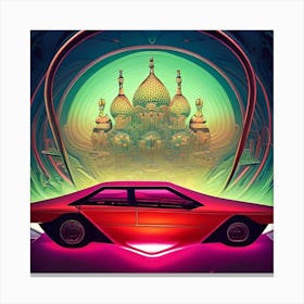 Futuristic Car 1 Canvas Print