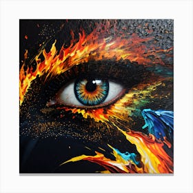 Eye Of Fire 2 Canvas Print