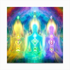 Chakras Aligned Canvas Print