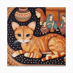 folk Art Canvas Print