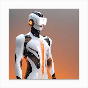 Futuristic Robot 97 Canvas Print