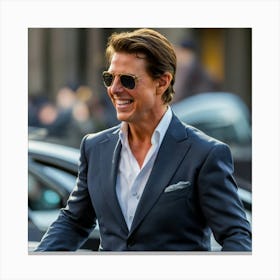 Tom Cruise 2 Canvas Print