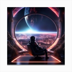 Sci-Fi Painting 2 Canvas Print