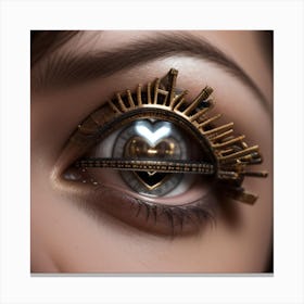 Steampunk Eye Canvas Print