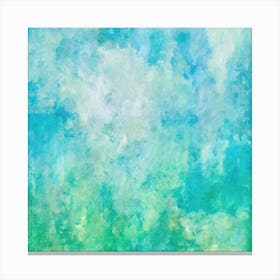 Asleep In The Grass Square Canvas Print