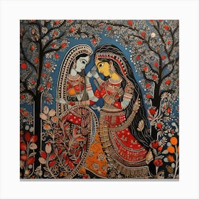 Rajasthani Painting 1 Canvas Print
