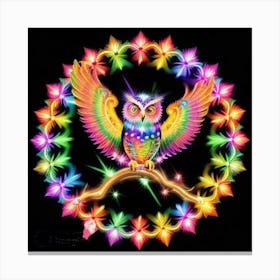 Peace Owl Canvas Print