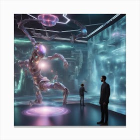 Futuristic Art 1 Canvas Print