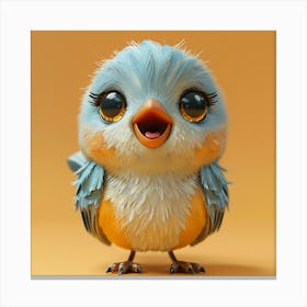 Cute Little Bird 28 Canvas Print
