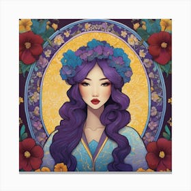 Asian Girl 9 Canvas Print