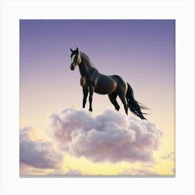 Horse On Cloud 1 Canvas Print