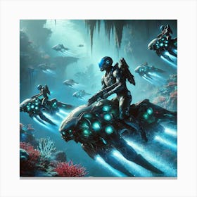 Leviathan Riders Elite Soldiers Canvas Print