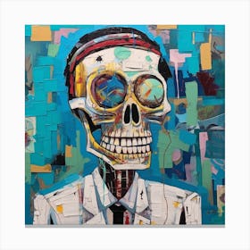 Skeleton Man 2 Canvas Print