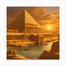 Egyptian Pyramids 7 Canvas Print